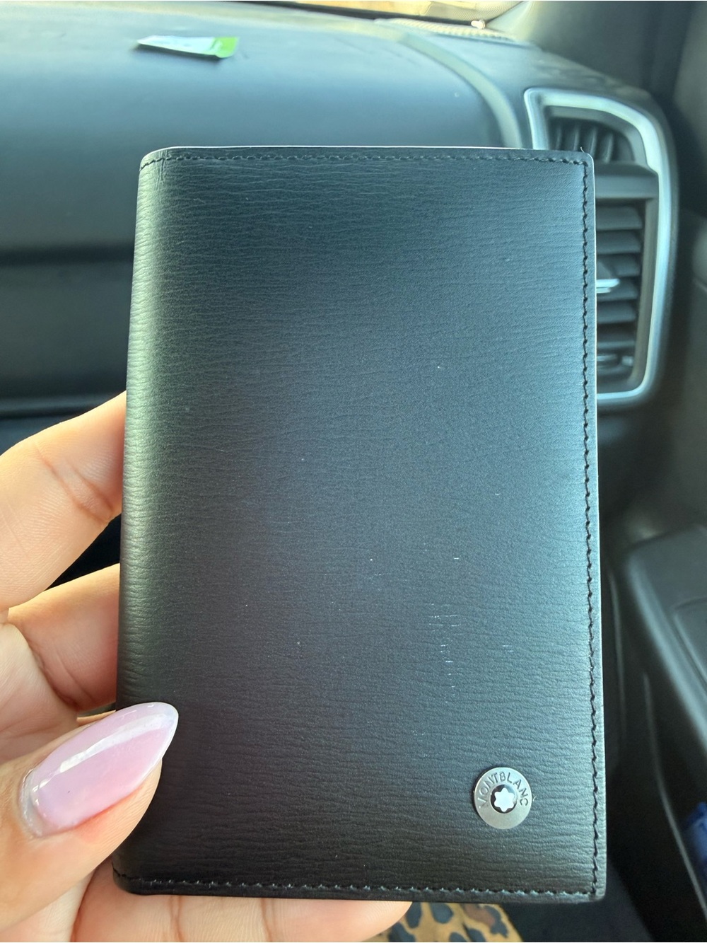 Montblanc Black Leather Card Holder